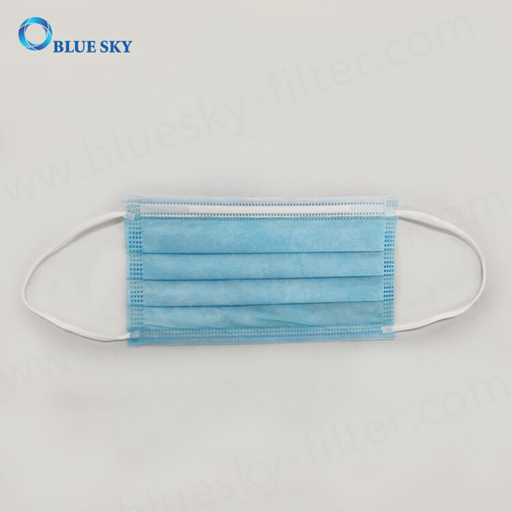 Anti-dust Function Disposable Non-Woven Melt-blow Antibacterial 3 ply Face Mask
