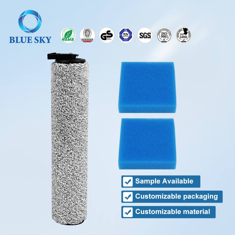 OEM ODM Vacuum Cleaner Parts, Brush Roll and Filter Replacement for Eureka New400 Vacuum Cleaner OEM ODM Vacuum Cleaner Parts, Brush Roll and Filter Replacement for Eureka New400 Vacuum Cleaner