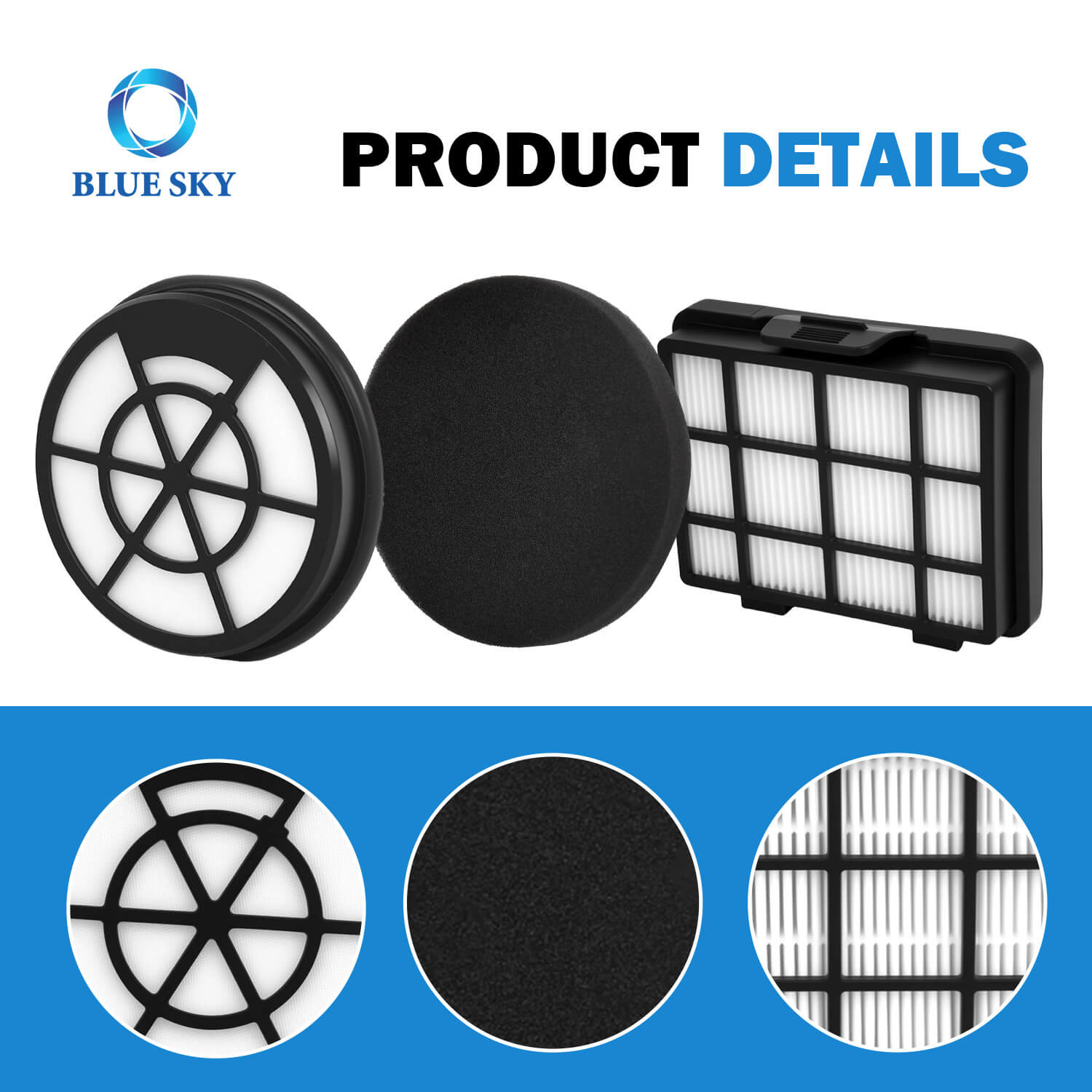 Product Details of HEPA Foam Filter Replacement for Bosch BBZ152EF Series 2 BGC05 BGS05 Bagless Vacuum Cleaner Product Details of HEPA Foam Filter Replacement for Bosch BBZ152EF Series 2 BGC05 BGS05 Bagless Vacuum Cleaner