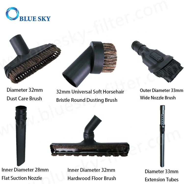 Replacement Universal Vacuum Cleaner Parts Accessories & Attachment Cleaning Tools Dusting Brush /Flat Suction Nozzle/Tube