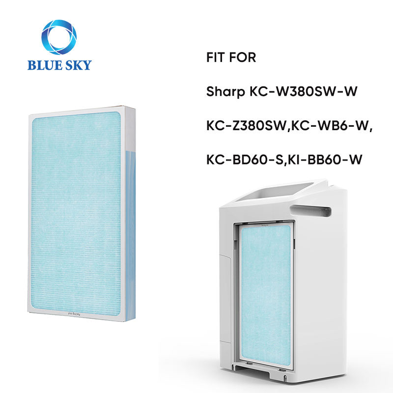 Z380sw Wg605 Bb60 HEPA Filter Replacement Compatible with Sharp Air Purifier KC-W380Sw-w,KC-C150Sw,KC-WE61-N,Kl-BC608-W