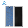 Air Purifier 4-Stage H13 True HEPA Filter Set Replacement for Membrane Solutions MS18 MS19 Air Purifier