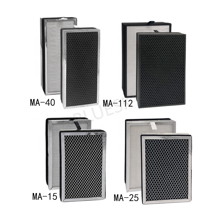 MA-25 3-in-1H13 True HEPA Filter Compatible with Medify MA-25 MA-25R B1/S1/W1 Air Purifier Filter Parts