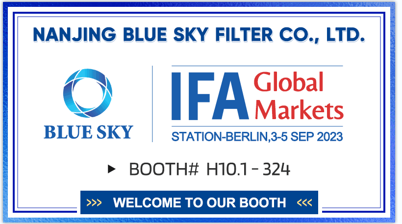 Nanjing Blue Sky Filter IFA Berlin Exhibition