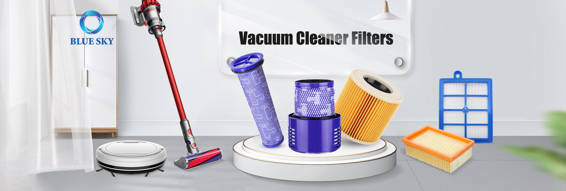 Hot Sale Blue Sky Filters vacuum cleaner filter