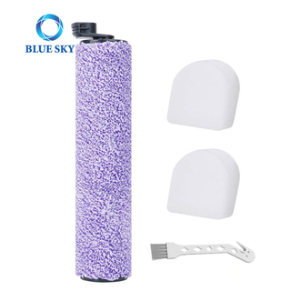 Roller Brush and Foam Filter Kit for Shark WD101 WD201 WD100 WD200 HydroVac Cordless Pro XL 3 in 1 Vacuum Cleaner