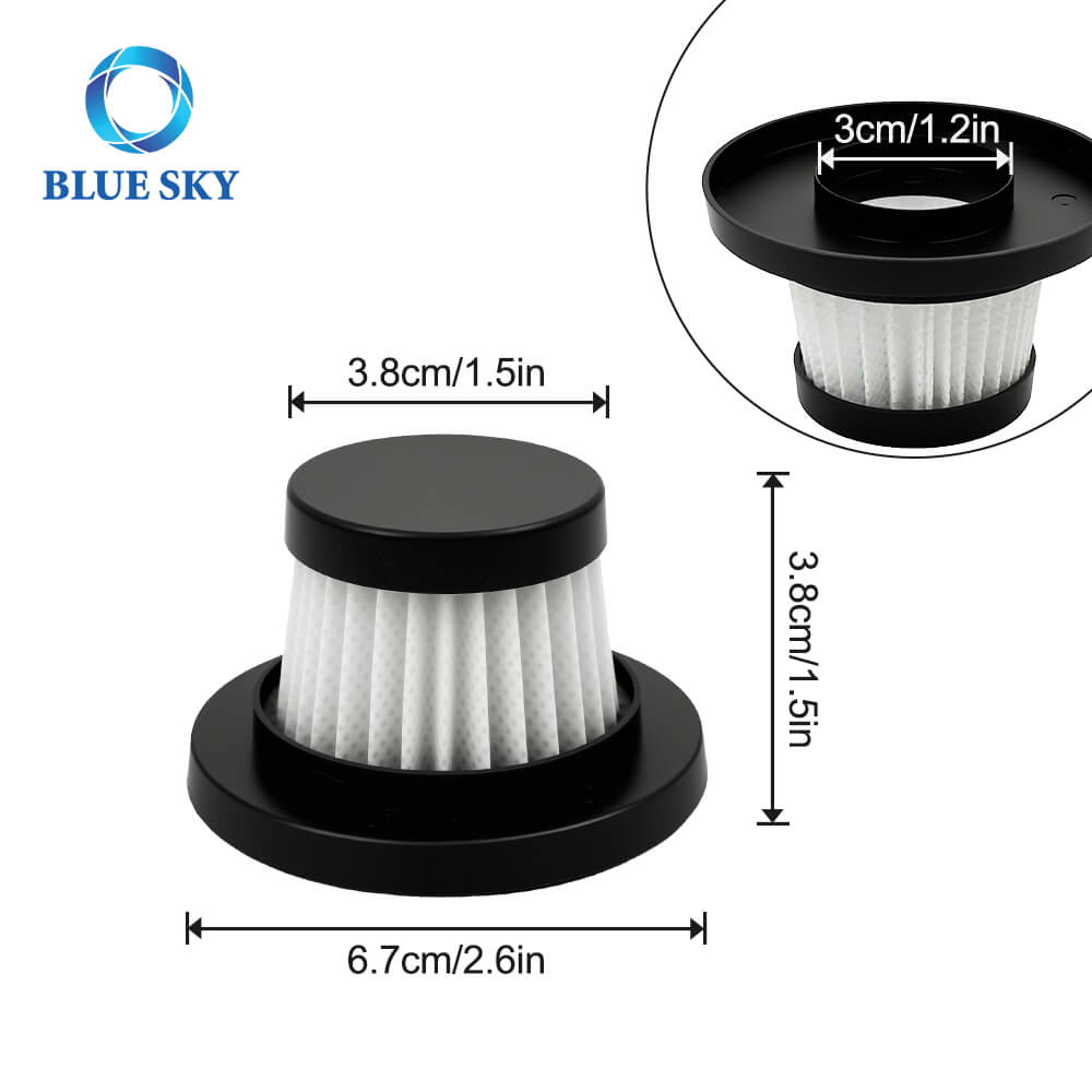 Size of Custom Vacuum Cleaner Filter, New Gun-type HEPA Filter for Car Vacuum Cleaner Size of Custom Vacuum Cleaner Filter, New Gun-type HEPA Filter for Car Vacuum Cleaner