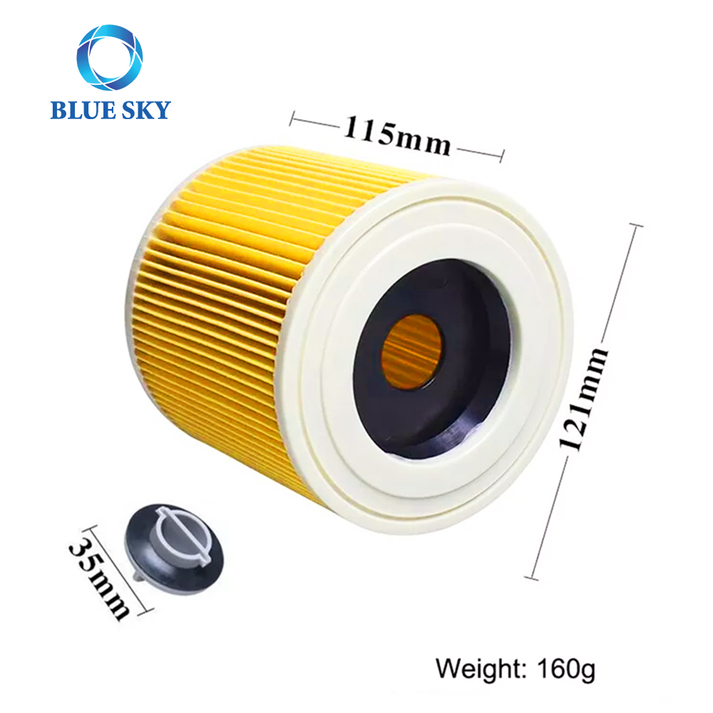 Wet & Dry Cartridge Filters for Karchers 64145520 A2004 A2204 A2656 MV2 Wet & Dry Vacuum Cleaner Parts