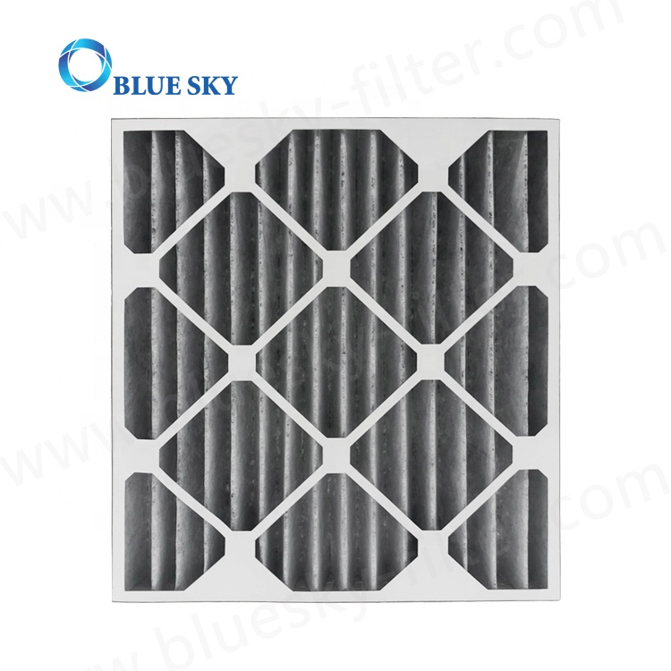 Customized MERV 8 Pleated AC Furnace Air Filter with Activated Carbon for AC HVAC and Furnac