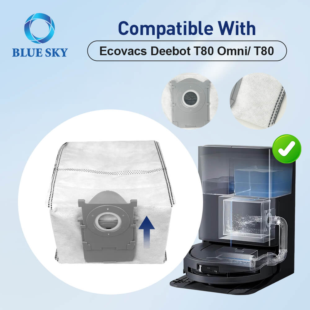 Details of Dust Bag for Ecovacs Deebot T80 Omni T80 Robotic Vacuum Cleaner Details of Dust Bag for Ecovacs Deebot T80 Omni T80 Robotic Vacuum Cleaner