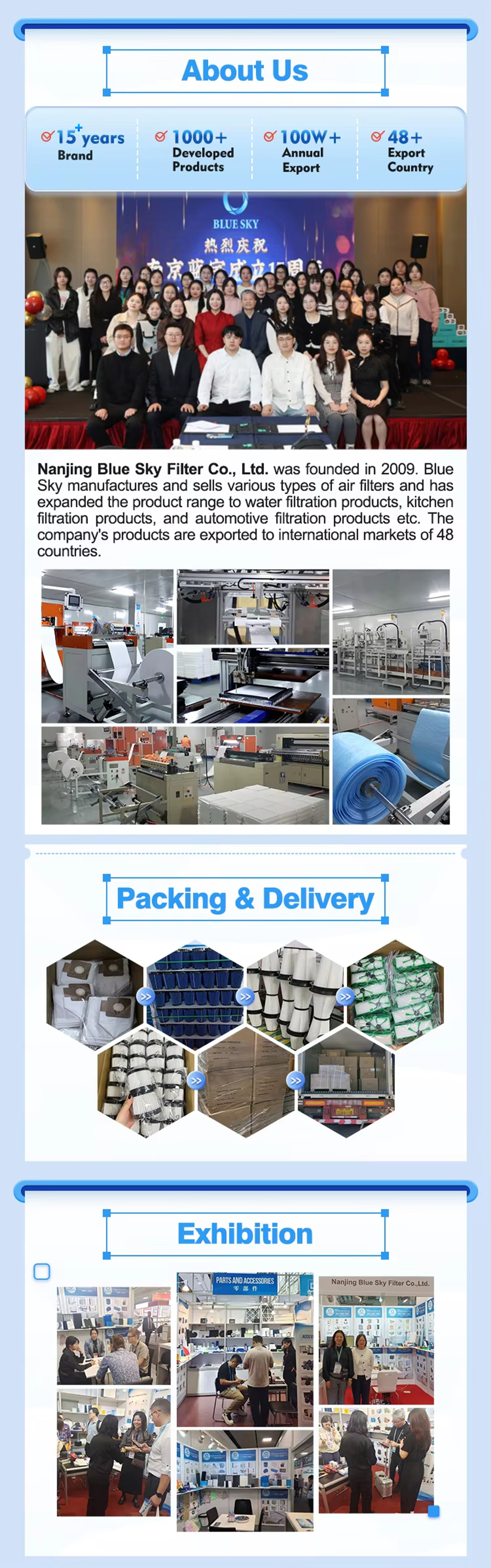 Know more about us Nanjing Blue Sky Filter Know more about us Nanjing Blue Sky Filter