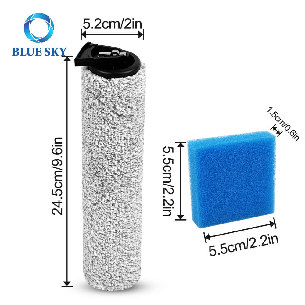 Size of Eureka New400 Vacuum Cleaner Accessories, Brush Roll and Filter Kit Size of Eureka New400 Vacuum Cleaner Accessories, Brush Roll and Filter Kit