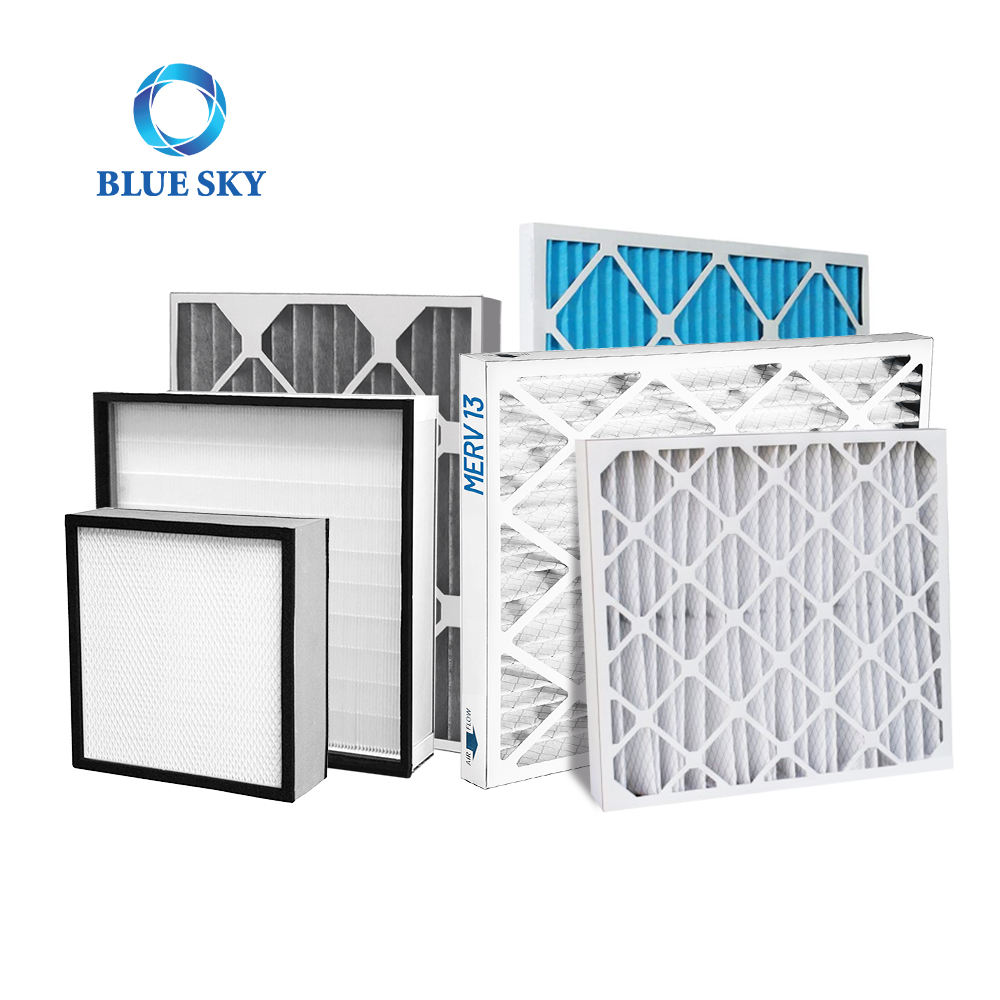 Compact Rigid HEPA Filter for Heating Ventilation and Air Conditioning