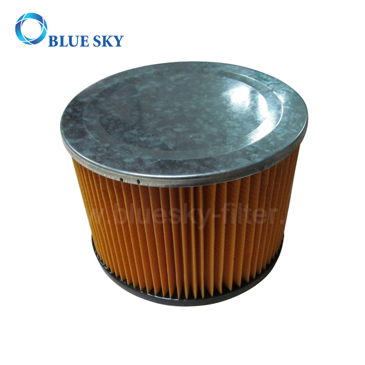  Yellow Medium Efficiency Cylinder Filter / Cartridge Filter / Canister Filter