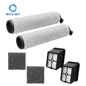 Roller Brush HEPA Filter Accessories Kit 1630733 Fit For Bissells TurboClean Hard Floors 3548 REDKEY W12 Wet Dry Cordless Vacuum