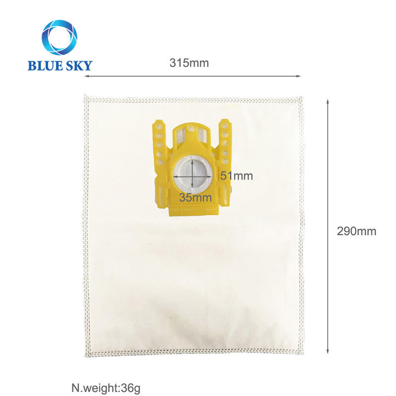 Washable Reusable Non-woven Dust Filter Bags Replacement for Karcher VC6100 6.904-329.0 Vacuum Cleaners
