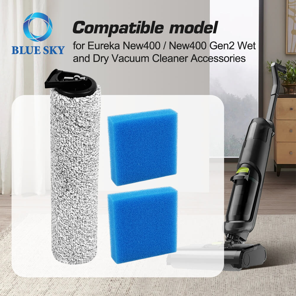 Brush Roll and Filter Replacement for Eureka New400 Vacuum Cleaner Brush Roll and Filter Replacement for Eureka New400 Vacuum Cleaner
