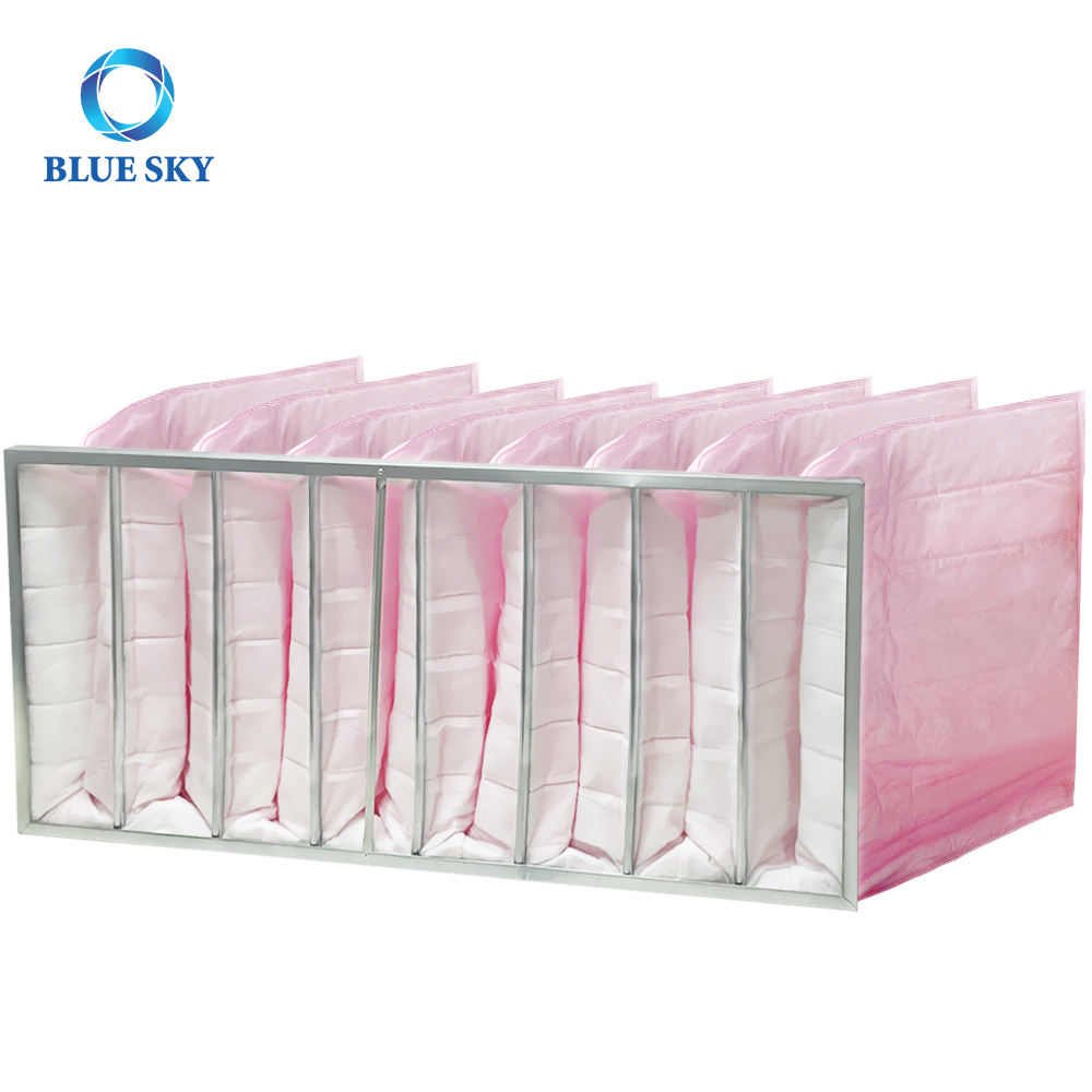 Bag Filter HVAC Air Filter F5 Efficiency Nonwoven Pocket Filter Bag