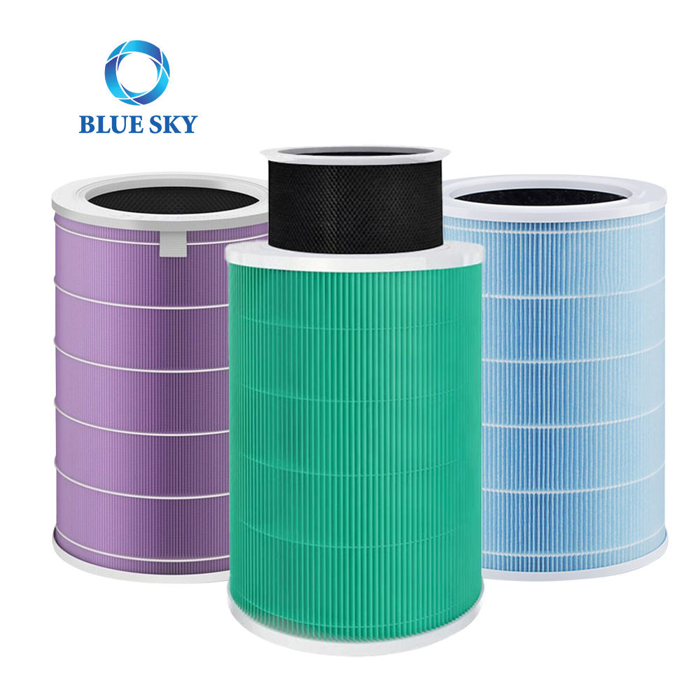 Air Purifier 3 Filters Replacement Parts Activated Carbon HEPA Cartridge Filters for Xiaomi mi 2S 2 Pro Parts