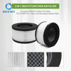 BS-01 H13 True HEPA Replacement Filter Compatible with Slevoo BS-01 Air Purifier Part BS01