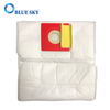 White Non-Woven Cube H11 HEPA Filter Dust Bags for Household Vacuum Cleaner