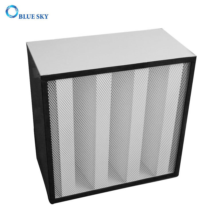 Compact Rigid Filter for The Air Conditioning with 4V-Bank
