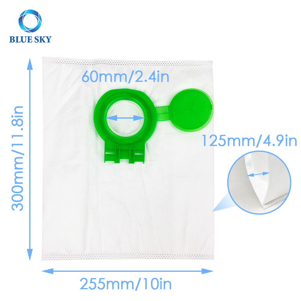 Blue Sky High Quality Non-woven Dust Bag for Sebo D Series 8120ER 8120AM 8120A3 Vacuum Cleaner Part Accessories