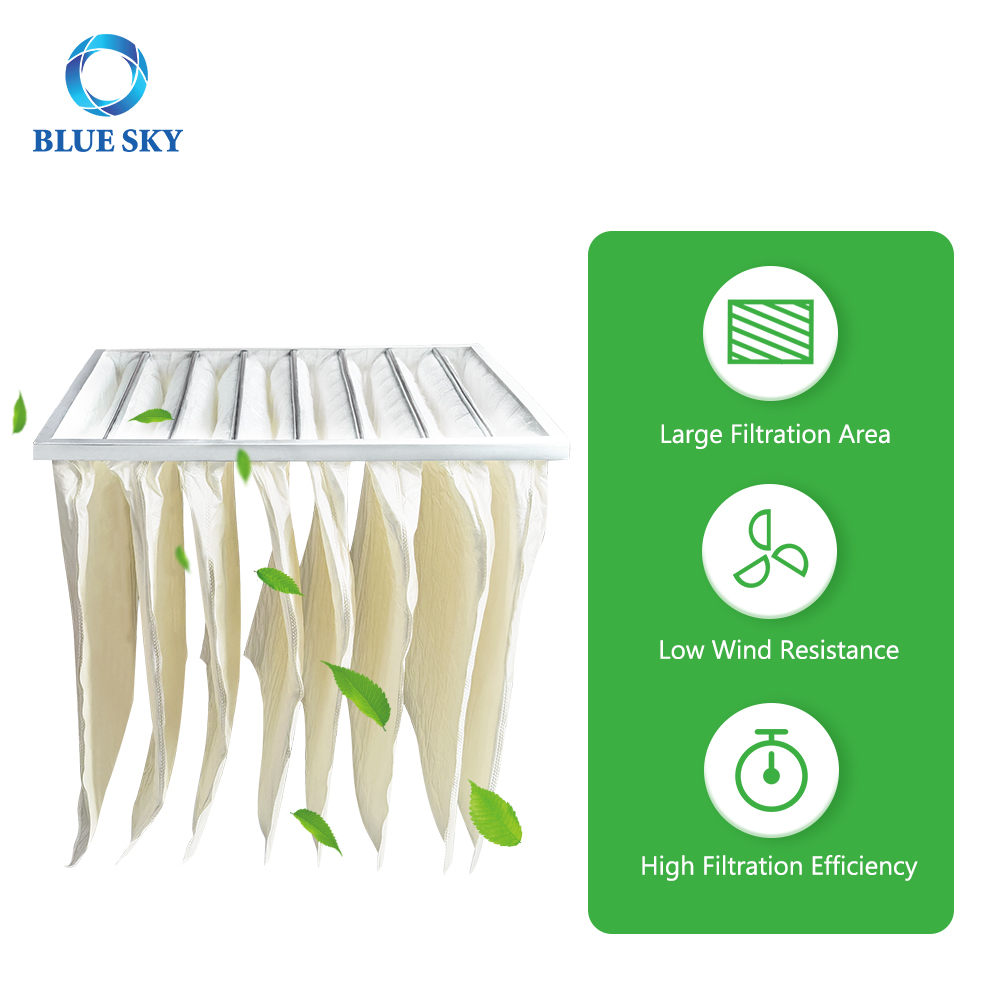 HVAC Filter Synthetic Pocket Air Filter F5 F6 F7 F8