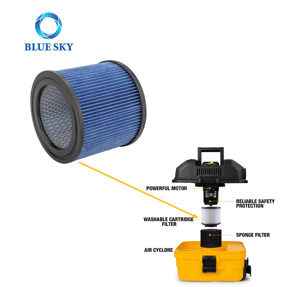 DXVC4002 Cartridge Filter Fit for DeWalt 4-5 Gallon DXV04T DXV05P DXV05S DXV08S DXV06G Shop Wet Dry Vacuum Cleaners