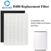 H13 True HEPA D4 Air Carbon Filter Compatible with Winix D480 Air Purifier Filter Parts 1712-0100-00 