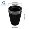 150mm Aluminum High Flow Air Intake Filter Customized Stainless Steel Racing Car Air Intake Filter