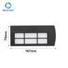 Sweeping Robots Part Replacement Kit fits for Eufy X9 PRO Robotic Vacuums HEPA Filter Side Brush Roller Brush Mop Cloth