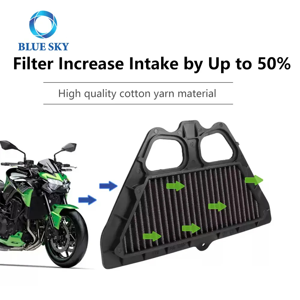 High Flow Air Filter FM897/04 Race for Kawasaki Z900 Zr900 17-22 11013-0760 BMC FM98804