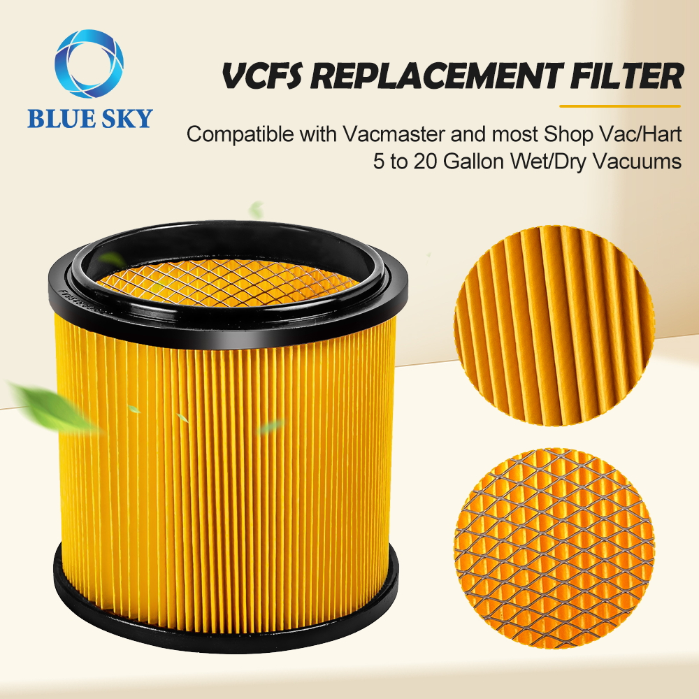 VCFs Filter Replacement Compatible with Vacmaster 5-16 Gallon Wet/Dry Vacs Shop Vac 5-20 Gal Vacs VBV1210