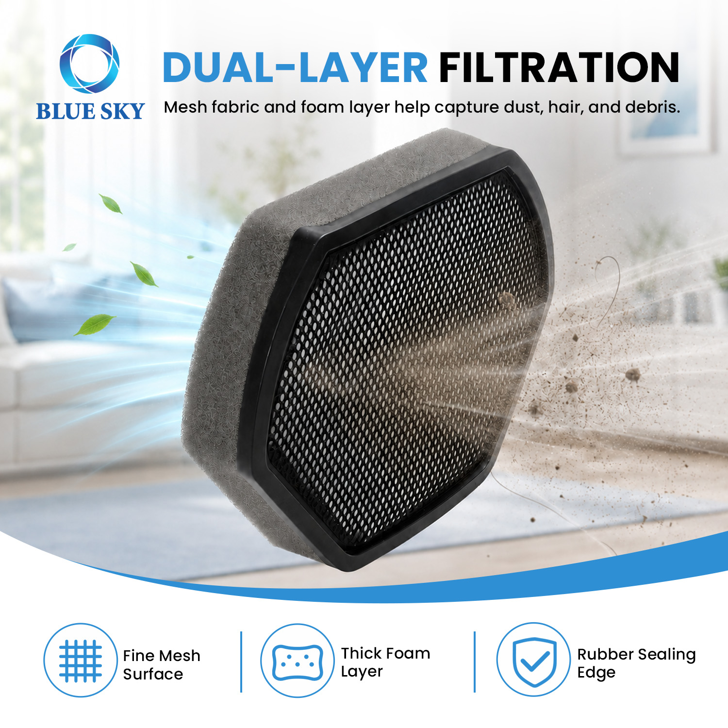12012937 washable foam motor protection filter replacement 