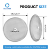 4 inch stainless steel French press replacement filter screen for 1000ml 34oz 8 cup coffee maker reusable coffee filter