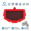 Motorcycle air filter replacement fit for Kawasakis Ninja 400 Z400 EX400 engine intake system with OEM ODM supply available