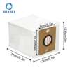 Size of Vacuum Cleaner Bag for ILife A12 Pro A30 Pro V9 Pro Self Emptying Sweeping Robot Vacuum Cleaner