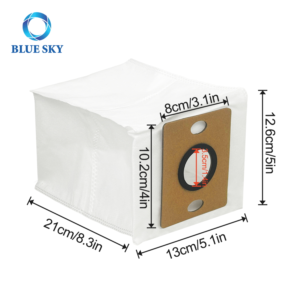 Size of Vacuum Cleaner Bag for ILife A12 Pro A30 Pro V9 Pro Self Emptying Sweeping Robot Vacuum Cleaner