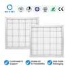 Aluminum frame flat panel pre-filter with white synthetic fiber media and metal grid support for HVAC and AHU ventilation systems