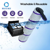 Washable and Reusable Roller Brush and HEPA Filter Replacement for Narwal S20 Pro Robot Vacuum Cleaner