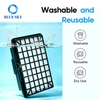HEPA exhaust and motor protection filter kit compatible with Siemenss Q5.0 and Q8.0 vacuums including VSQ5 models