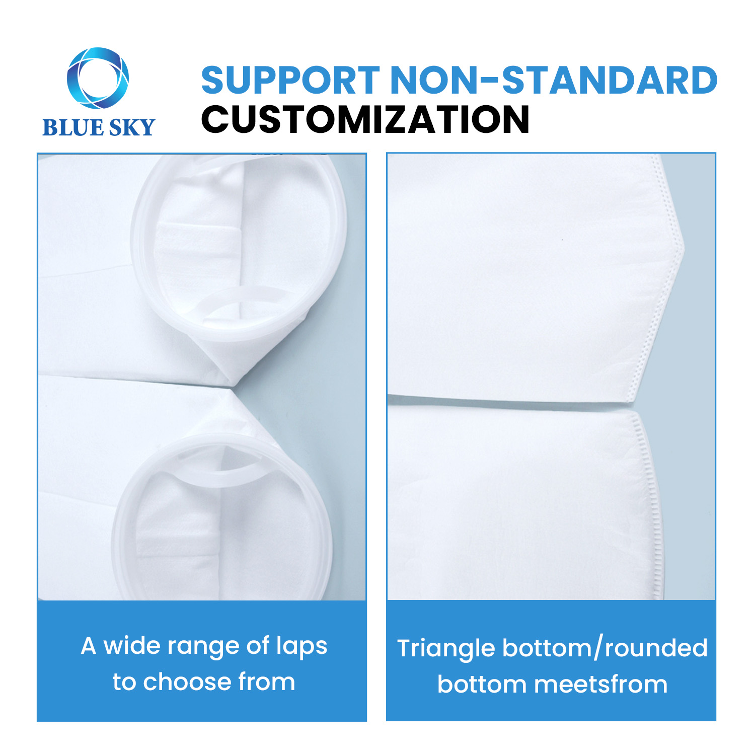 PP PE Liquid Filter Bags Size 1 & Size 2 - Industrial Filtration Solutions 1-200 Micron