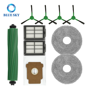 Accessories Kit for IRobot Roomba Plus 505405 Combo Robot Vacuum Parts Roller Brush Mop Pads Hepa Filters Side Brush Bag