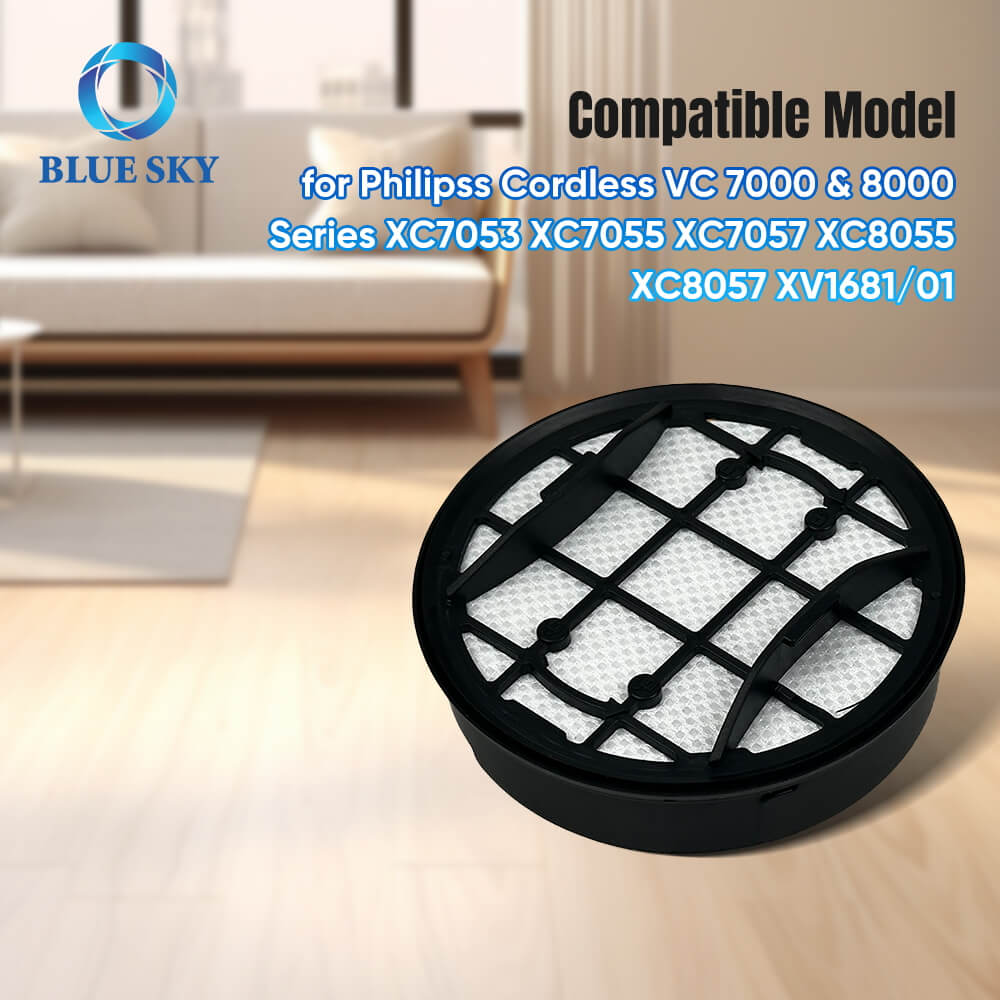 HEPA Filter Replacement Compatible with Philips Cordless Vacuum VC7000 & VC8000 Series