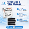 MERV 16 20x25x5 pleated HVAC air filter with activated carbon layer compatible with Lennox X6675 furnace system
