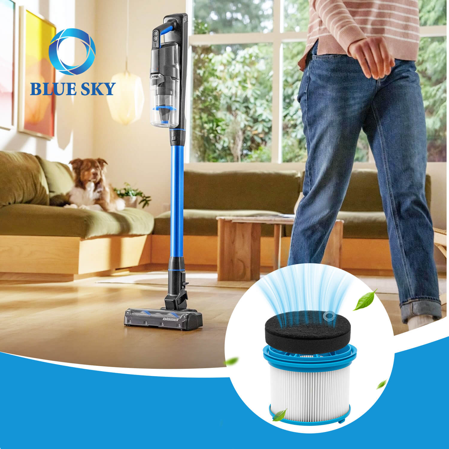 4039 4052 HEPA Filter for PowerClean FurGuard 280W, FurFinder 200W 4205 4026 4031 4137 Vacuum Cleaner Replacement Filter (2)