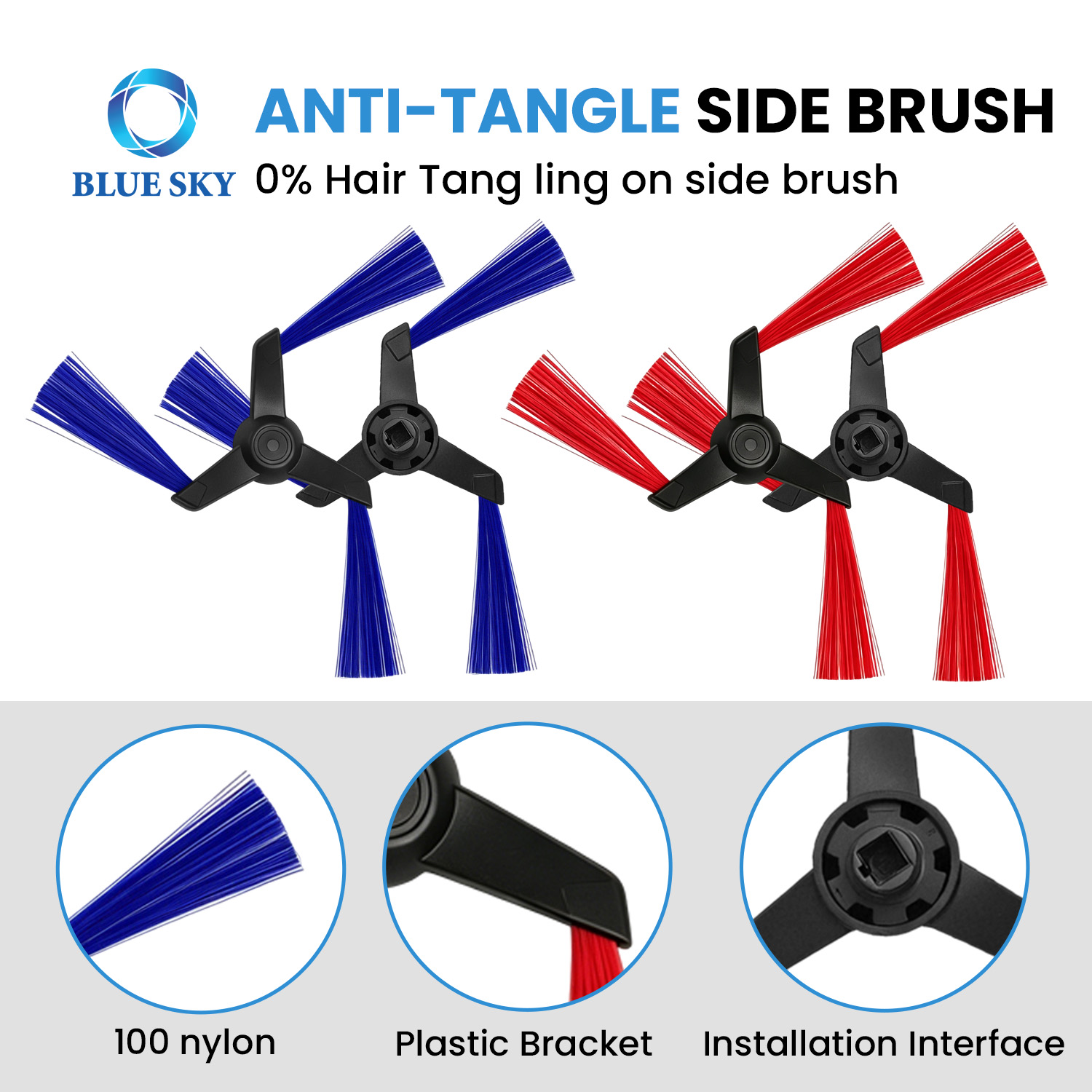 Robot vacuum accessories kit fit for Dysons Spot+Scrub AI with main brush side brush and filter