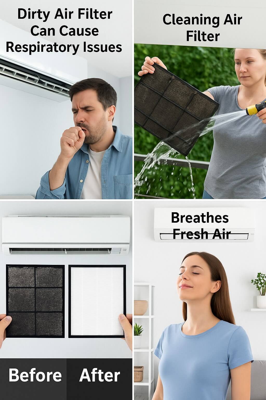 Dirty Air Conditioner Filters Can Contribute to Indoor Respiratory Illness