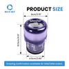 HEPA vacuum filter structure for Dysons SV33 Micro Plus and Micro Origin with washable media and plastic frame design